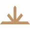 Ekena Millwork Saratoga Timber Gable Bracket, Western Red Cedar, 60"W x 38"H x 3 1/2"D x 5 1/2"F, 15/12 Pitch GBW060X38X0406SAR00SWR - alternate 1